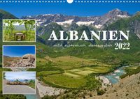 Buch Cover Albanien - wild, authentisch, abenteuerlich (Wandkalender 2022 DIN A3 quer)