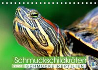 Buch Cover Schmuckschildkröten: Schmucke Reptilien (Tischkalender 2022 DIN A5 quer)