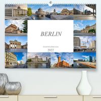 Buch Cover Berlin Stadtspaziergang (Premium, hochwertiger DIN A2 Wandkalender 2022, Kunstdruck in Hochglanz)