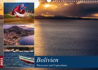 Buch Cover Bolivien - Titicacasee und Copacabana (Wandkalender 2023 DIN A3 quer)