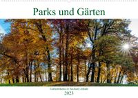 Buch Cover Parks und Gärten in Sachsen-Anhalt (Wandkalender 2023 DIN A2 quer)