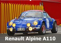 Buch Cover Renault Alpine A110 (Wandkalender 2023 DIN A2 quer)