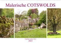 Buch Cover Malerische Cotswolds (Wandkalender 2023 DIN A2 quer)