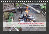 Buch Cover Outdoor-Survival-Kalender (Tischkalender 2023 DIN A5 quer)