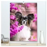 Buch Cover Flora Canidae - der Hunde-Blühpflanzen-Kalender (hochwertiger Premium Wandkalender 2024 DIN A2 hoch), Kunstdruck in Hochglanz