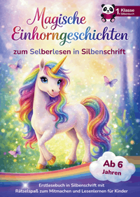 Buch Cover Magische Einhorngeschichten - Das Erstlesebuch für Mädchen 1. Klasse
