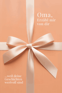 Buch Cover Oma, erzähl mir von dir – Das Oma Geschenk Buch