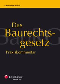 Buch Cover Das Baurechtsgesetz