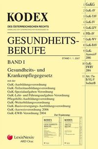 Buch Cover KODEX Gesundheitsberufe I