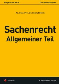 Buch Cover Sachenrecht Allgemeiner Teil