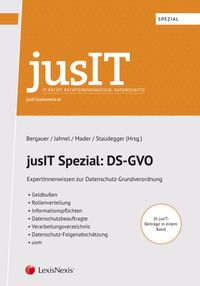Buch Cover jusIT Spezial: DS-GVO