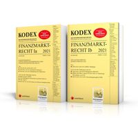 Buch Cover KODEX Finanzmarktrecht Band Ia + Ib 2021 - inkl. App