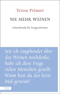 Buch Cover Nie mehr weinen