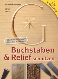 Buch Cover Buchstaben & Relief schnitzen