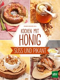 Buch Cover Kochen mit Honig