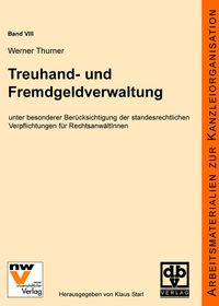 Buch Cover Treuhand- und Fremdgeldverwaltung
