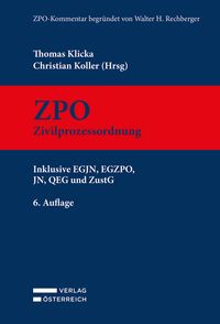 Buch Cover ZPO - Zivilprozessordnung