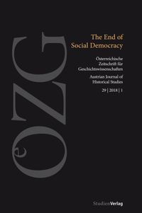 Buch Cover Österreichische Zeitschrift für Geschichtswissenschaften 1/2018