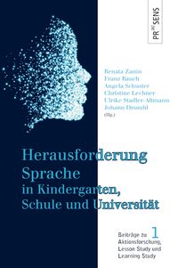 Buch Cover Herausforderung Sprache in Kindergarten, Schule und Universität