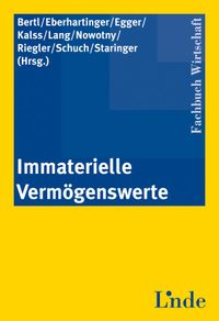 Buch Cover Immaterielle Vermögenswerte