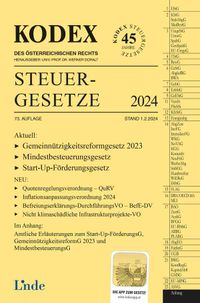 Buch Cover KODEX Steuergesetze 2024