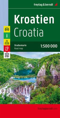 Buch Cover Kroatien, Autokarte 1:500.000