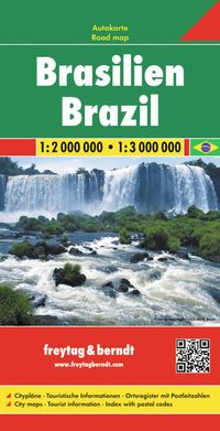Buch Cover freytag & berndt Straßenkarte Brasilien 1:2 Mio.