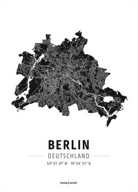 Buch Cover Berlin, Designposter, Hochglanz-Fotopapier