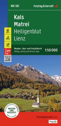 Buch Cover freytag & berndt Wanderkarte WK 181 Kals - Matrei, Heiligenblut - Lienz 1:50.000