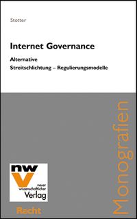 Buch Cover Internet Governance