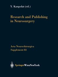Buch Cover Research and Publishing in Neurosurgery