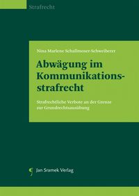 Buch Cover Abwägungen im Kommunikationsstrafrecht
