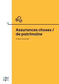 Buch Cover Assurances choses / de patrimoine
