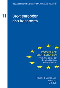Buch Cover Droit européen des transports