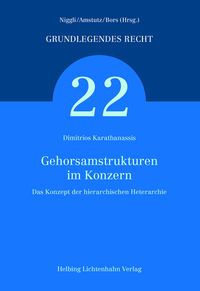 Buch Cover Gehorsamstrukturen im Konzern