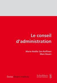 Buch Cover Le conseil d'administration