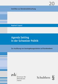 Buch Cover Agenda Setting in der Schweizer Politik