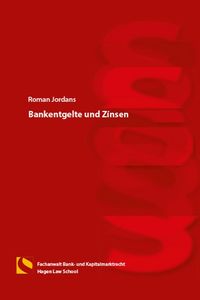 Buch Cover Bankentgelte und Zinsen