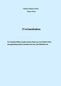Buch Cover (Vor) ausdenken