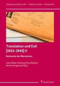 Buch Cover Translation und Exil (1933–1945) II