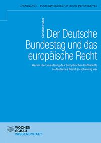 Buch Cover Der Deutsche Bundestag und das europäische Recht