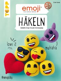 Buch Cover Emoji Häkeln