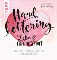 Buch Cover Handlettering Liebe & Freundschaft
