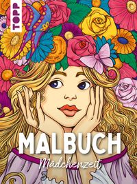 Buch Cover Malbuch Mädchenzeit