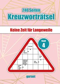 Buch Cover Kreuzworträtsel im Taschenbuchformat 4