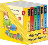 Buch Cover Duden 18+: Mein erster Wortschatzwürfel