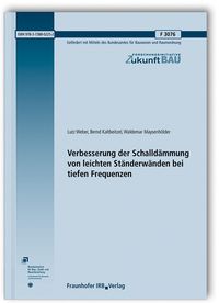 Buch Cover Verbesserung der Schalldämmung von leichten Ständerwänden bei tiefen Frequenzen