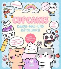 Buch Cover Cupcakes | Kawaii - Mal-und Rätselbuch