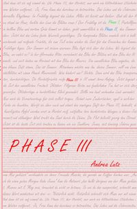 Buch Cover P h a s e III