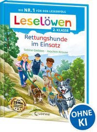 Buch Cover Leselöwen 2. Klasse - Rettungshunde im Einsatz